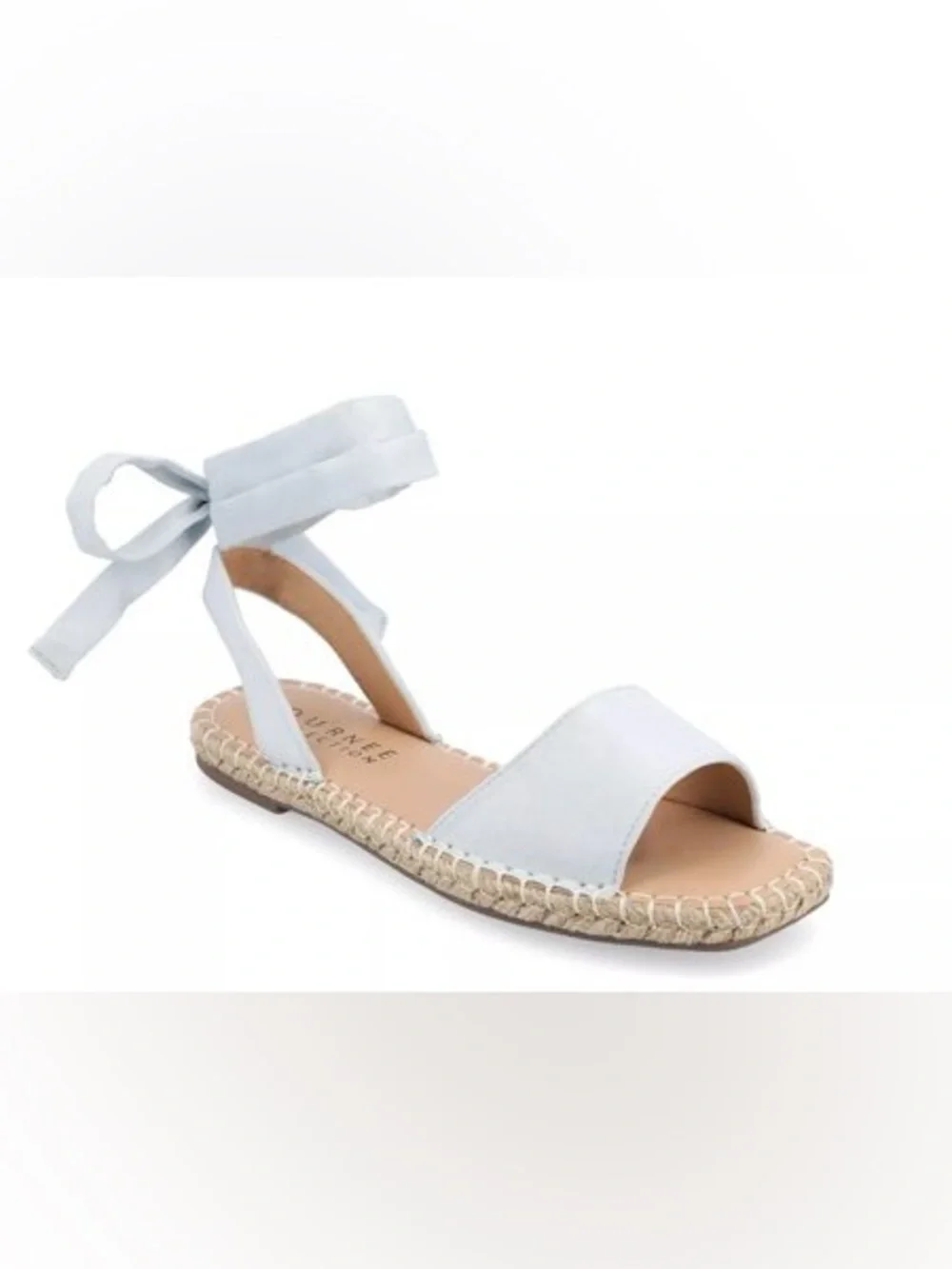 Journee Emelie Espadrille Sandal Light Blue